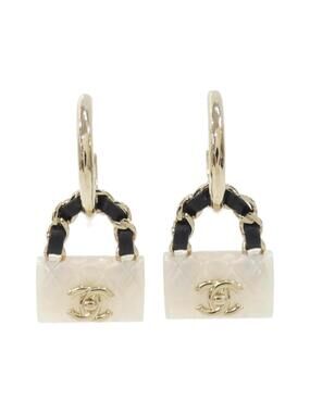 Chanel Earrings Leather #319322C10B